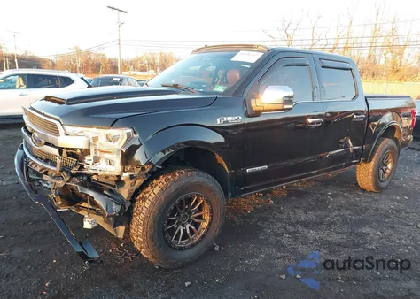 2018 Ford F150 Supercrew из США, поврежденный, VIN 1FTFW1E11JFD72882